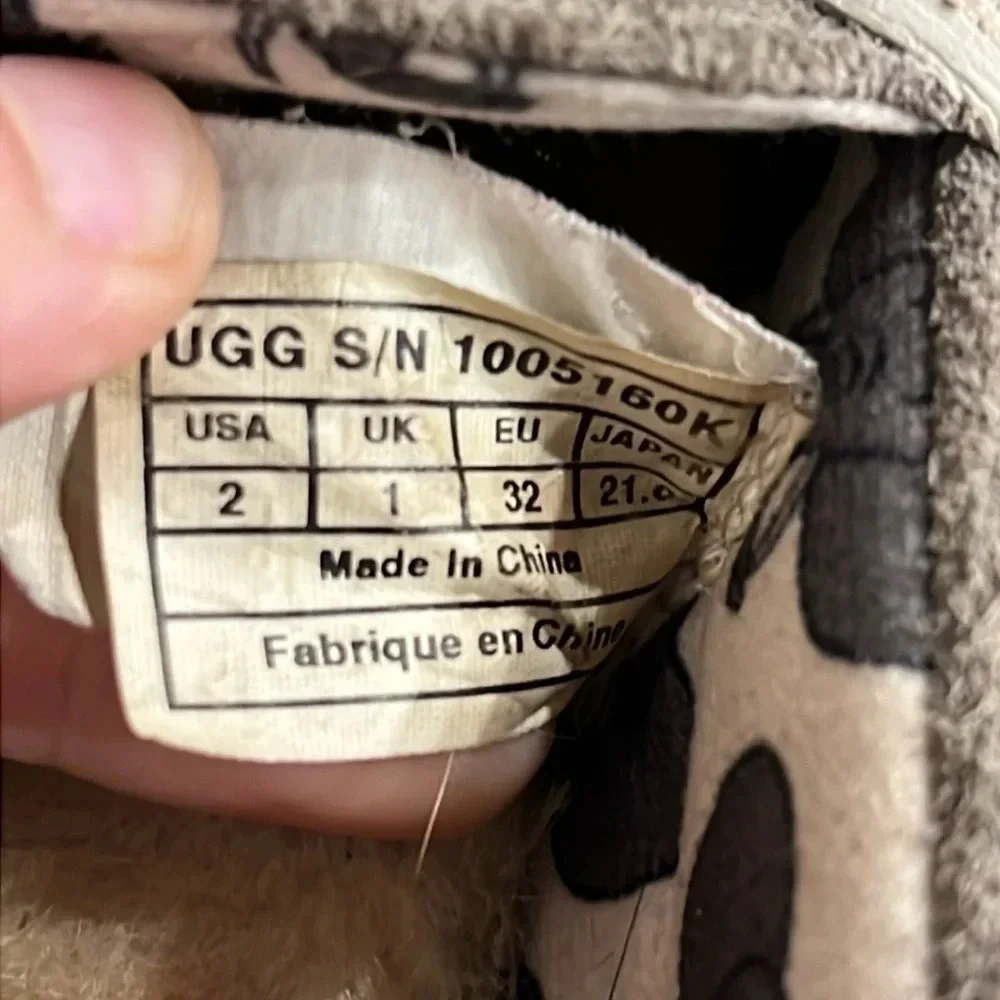 UGG Ryder Jungle Kids Slipper Moccasins